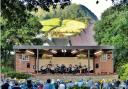 Sidmouth Town Band performing in Connaught Gardens