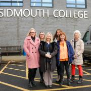 Some of the WHAT committee members:  Louise Cole, Cara from Sidmouth College, Tracey from Sidmouth Primary School, Trudi of Parental Minds, Carole, and Di Fuller of Sid Valley HELP