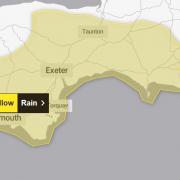 Met Office yellow weather warning for rain in Somerset and Devon