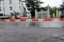 Works on the pedestrian crossing outside Vivary Park started this morning (Monday, May 13)