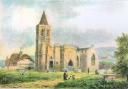 A print of Sidbury Church