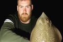 Aaron Colhoun with a Spotted Ray