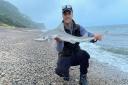 Dan Heap with a shore caught Smoothhound