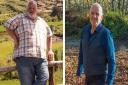 Tony Westaway, from Exmouth, before and after his weight loss. Picture: Archant