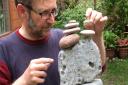 Spike Gerrall will show off his rock balancing talent at Exmouth Art Trail.