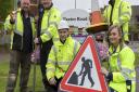 Engineers from Wales & West Utilities completed the gas works in Exeter Road four weeks early.