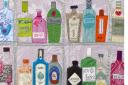 Gin Game by textile artist Jackie Gale, one of the charity exhibition's organisers