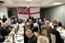 Sidmouth Royal Naval Old Comrades Association at their Trafalgar Dinner