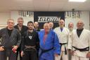 Rising Tide Brazilian Jiu Jitsu pictured with members of Weston Judo Club.