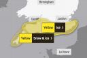 The ice warning is in place until 10am this morning. Picture: Met Office