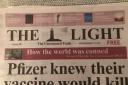 The copy of The Light conspiracy newspaper that was pushed through letterboxes in Sidmouth