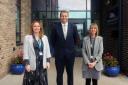 Tamsin Frances, Ted Wragg Trust Director of People & Strategy, Tim Rutherford, Deputy Chief Executive Officer of Ted Wragg Trust, and Sarah Parsons, Sidmouth College Principal