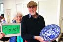 A treasured decorative bowl was among the items fixed at Sidmouth Repair Cafe this year