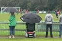 Fans brave the weather at Ivybridge Town