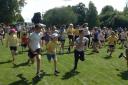 Sporty youngsters at Tipton St John Primary School