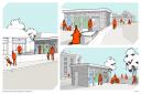 How the new toilet block by Sidmouth Swimming Pool will look