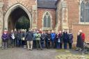 The attendees at the Cherishing Sidmouth Cemeteries meeting