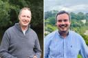 Richard Foord and Simon Jupp, competing for the Honiton & Sidmouth seat