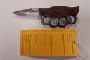 The knife seized by the police in Frome