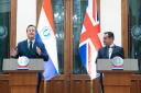 Lord David Cameron said there was a “partnership of values” between the UK and Paraguay as he became the first foreign secretary to visit the South American nation (Stefan Rousseau, PA)