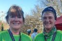 Jo and Jane complete marathon