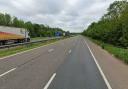 The crash happened between junctions 27 and 28 of the M5, for Tiverton and Cullompton