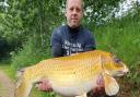 John Selly with Goldie weighing 22lbs