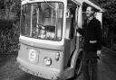 Milkman and his milkfloat. Picture: Sidmouth Herald archive