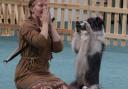 Lorna Syrett and her dancing dog Nora