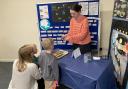 Children learn about science at the Family Day