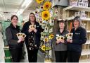 Otter Garden Centres staff Debbie Groves, Kirsten Winsborrow, Sharon Iley, Wendy Kingdon
