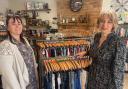 Heidi Carlyon, shop assistant, left, with Helen Kielstra, shop manager