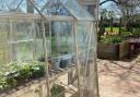 The greenhouse at Sundial Care Home