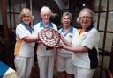 Spears Trophy Winners, Ottery, with Sidmouth Captain Jill Bishop