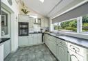 The classic kitchen is light, airy and spacious