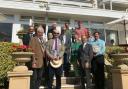 RHS South West in Bloom judges, town councillors and SIB  at Belmont Hotel