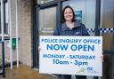 Alison Hernandez at Penzance Police Enquiry Office