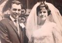 Alexander and Merle Lewis on their wedding day in 1964