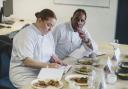 Michael Caines and Elly Wentworth judging 2023