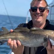Dave Pearcey Cod caught aboard Spot On