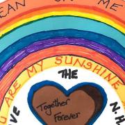 A tuneful rainbow message Picture: Anne Bishop