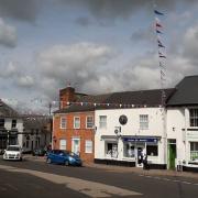 Ottery St Mary town centre