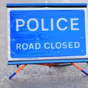 Police closed the road to examine the scene of the accident