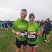 Richard and Lynda at London Marathon