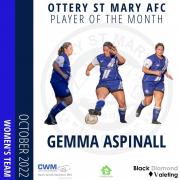 Ottery Player of the Month Gemma Aspinall