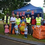 Ottery Rotary at the famous Duck Race.