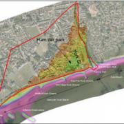 The new Sidmouth coastal protection scheme. Credit EDDC.