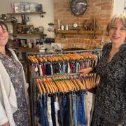 Heidi Carlyon, shop assistant, left, with Helen Kielstra, shop manager