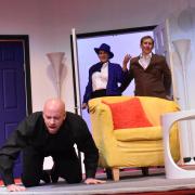 Mark Laverty, Julia Main and Thomas Willshire in 'Boeing Boeing'