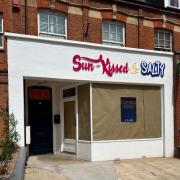 Opening soon - the Sunkissed & Salty shop in Sidmouth High Street